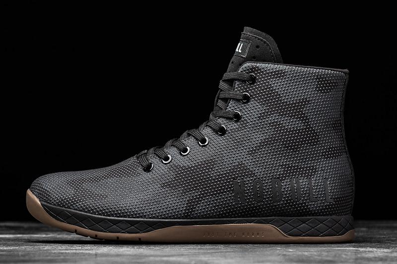 Men's Nobull High-Top Night Camo Trainers Camo | SG V2478R
